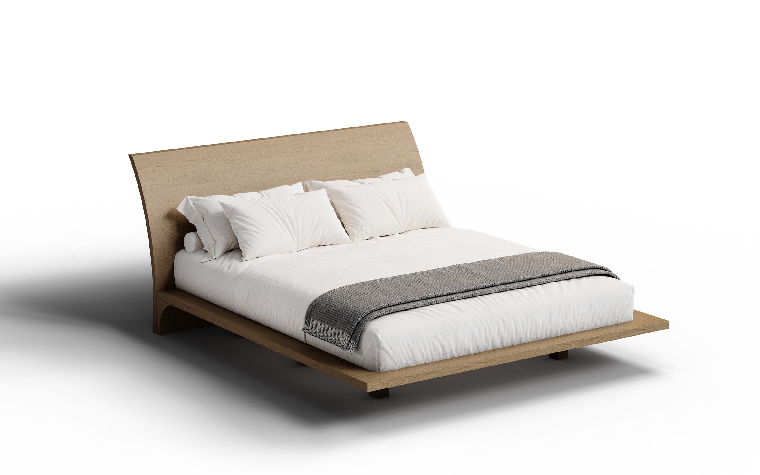 Bed Aurillac (Natural Wood)